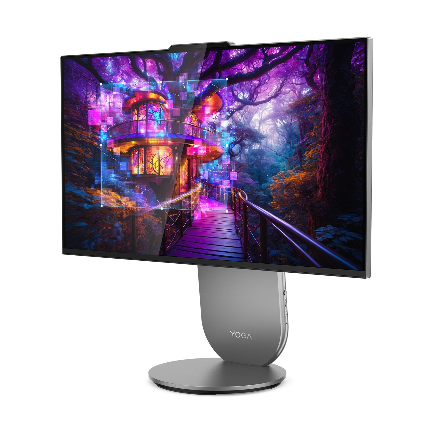 Yoga AIO 27IAH10, 27inch QHD, CORE U5 125H, 16 GB, 1 TB PCIe NVMe SSD, INTEGRATED GRAPHICS, W11home, WIFI7, grey
