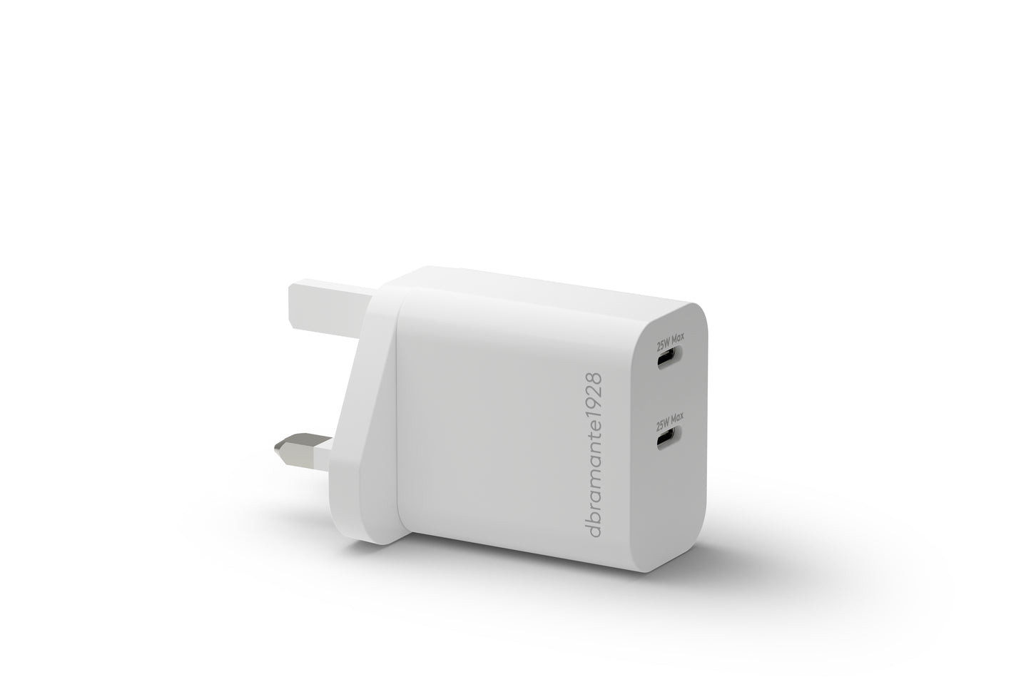 re-charge-UK Wall Chrg 2xUSB-C 25W-W
