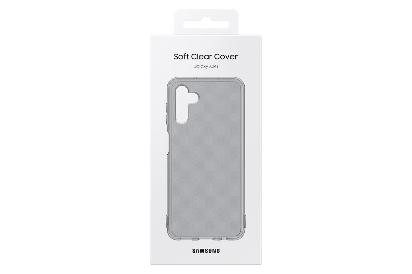 SAMSUNG SOFT CLEAR COVER A04s BLACK