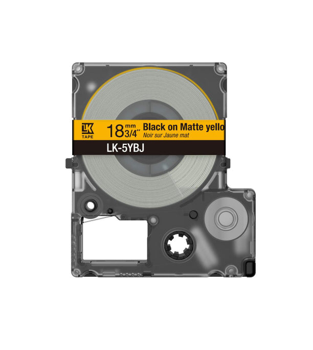 Epson Matte Yellow/Black 12mm LK-4YBJ C53S672074