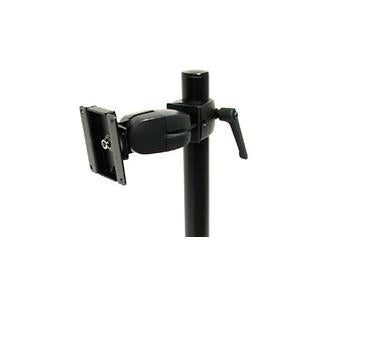 POLE CLAMP DOUBLE PIVOT W/ P/L BLACK 47-051-200