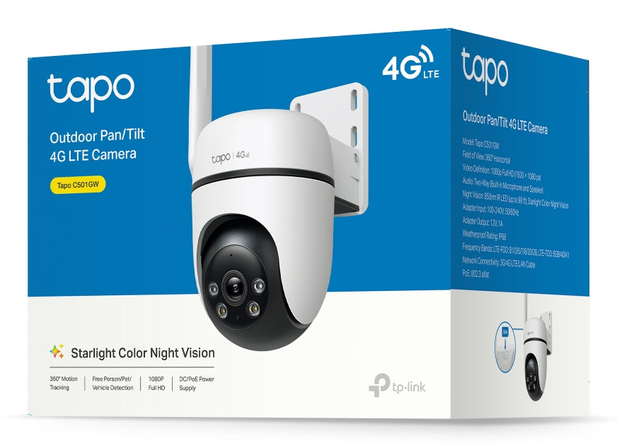 Tapo C501GW Outdoor Pan/Tilt 4G LTE Cam TAPO C501GW
