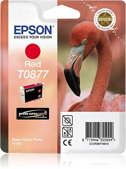 INK CARTRIDGE T0877 RED 11 4ML C13T08774010