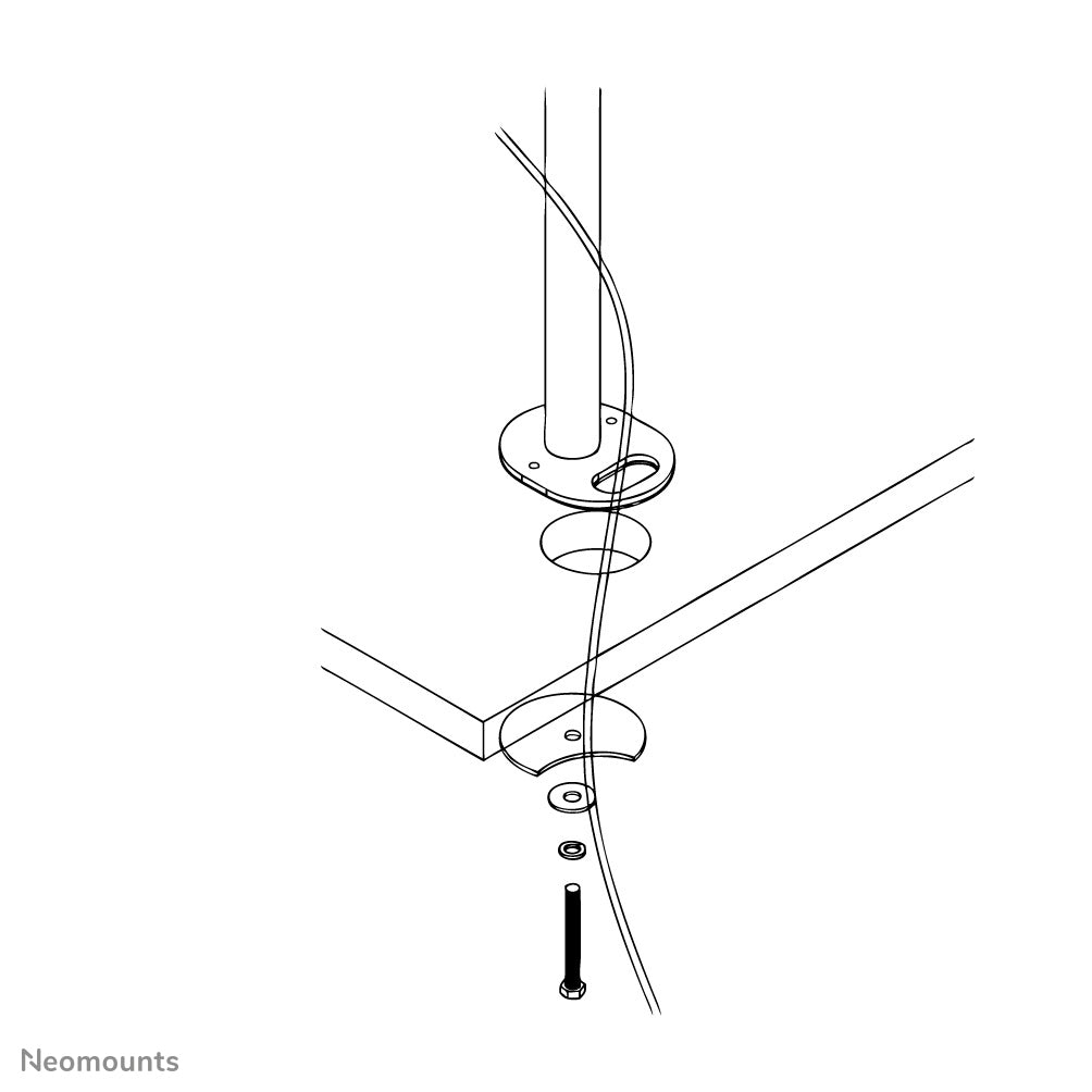 Grommet and pole (40 cm) FPMA-D960 & FPMA-D960D