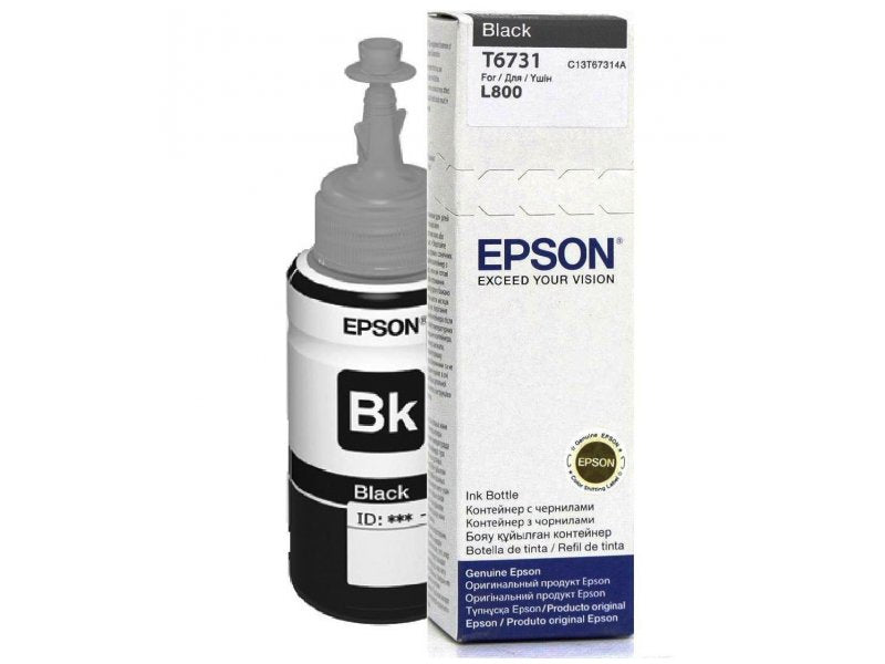 EPSON T6731 BLACK INK BOTTLE 70ML