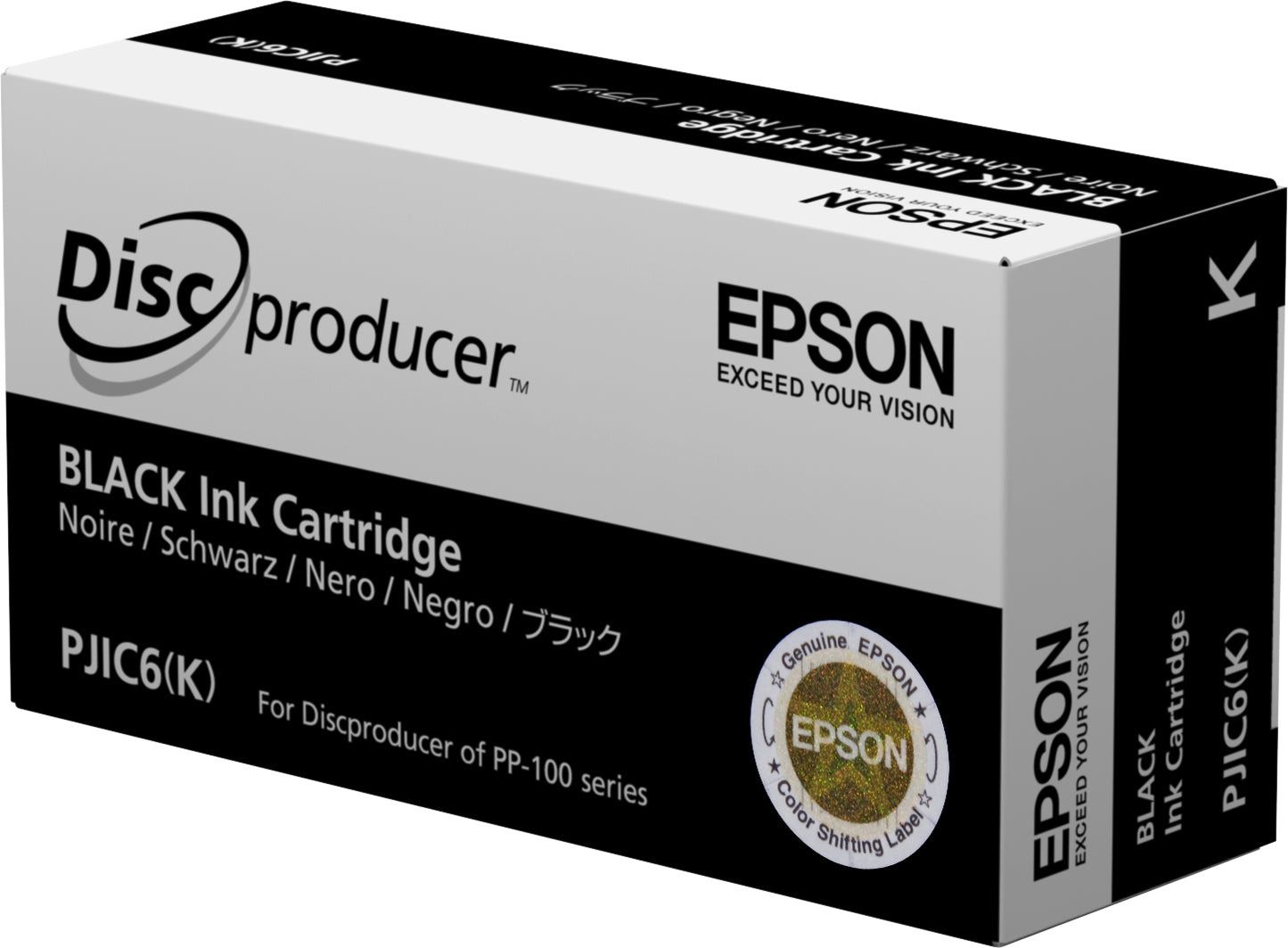 PJIC6 BLACK ink cartridge for PP-100 C13S020452