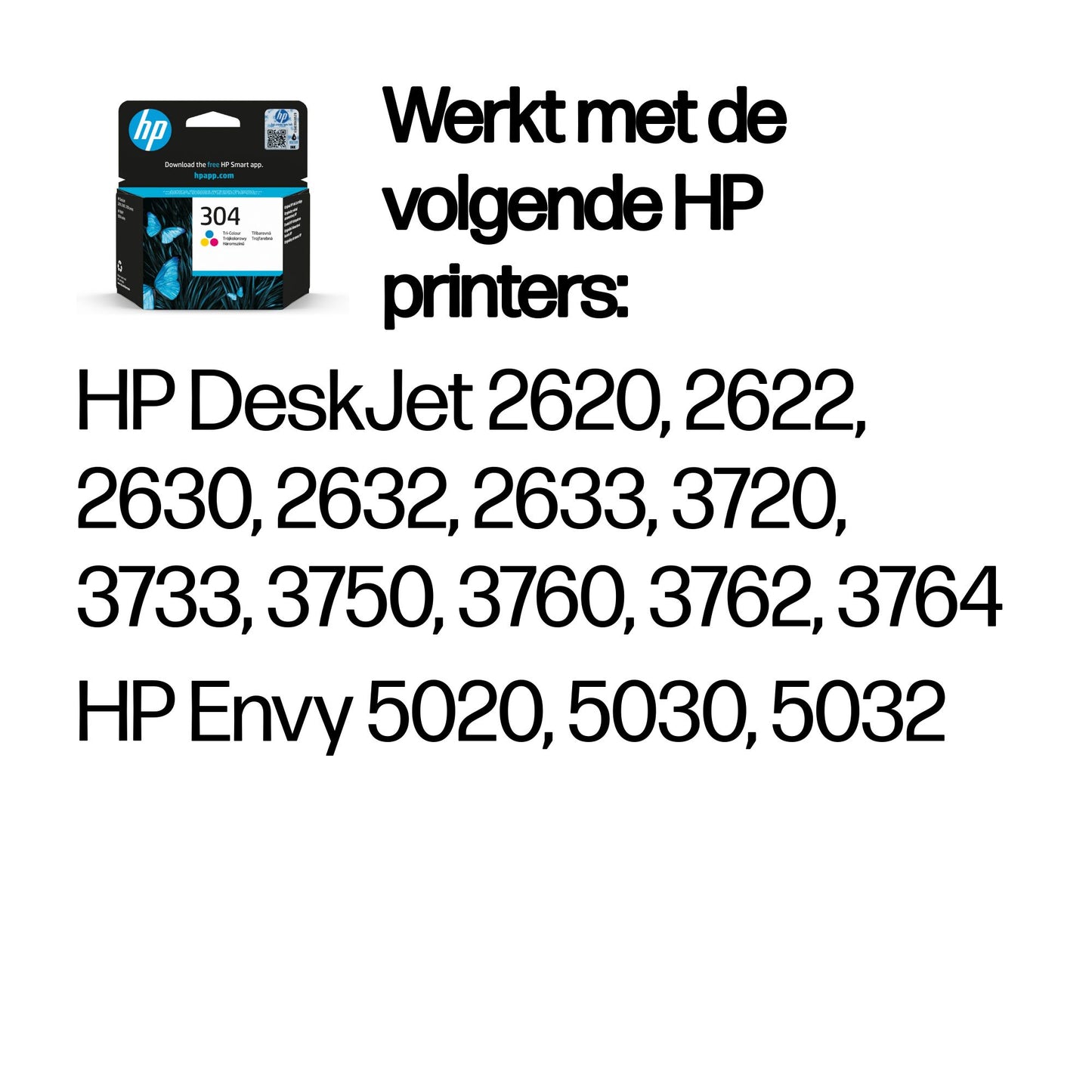 HP CART 304 TRICOLOUR
