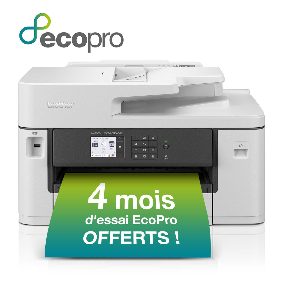 Brother AIO Ecopro Inkjet Printer MFC-J5340DWE