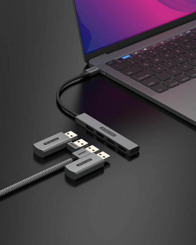USB-C to 4x USB-A Nano hub