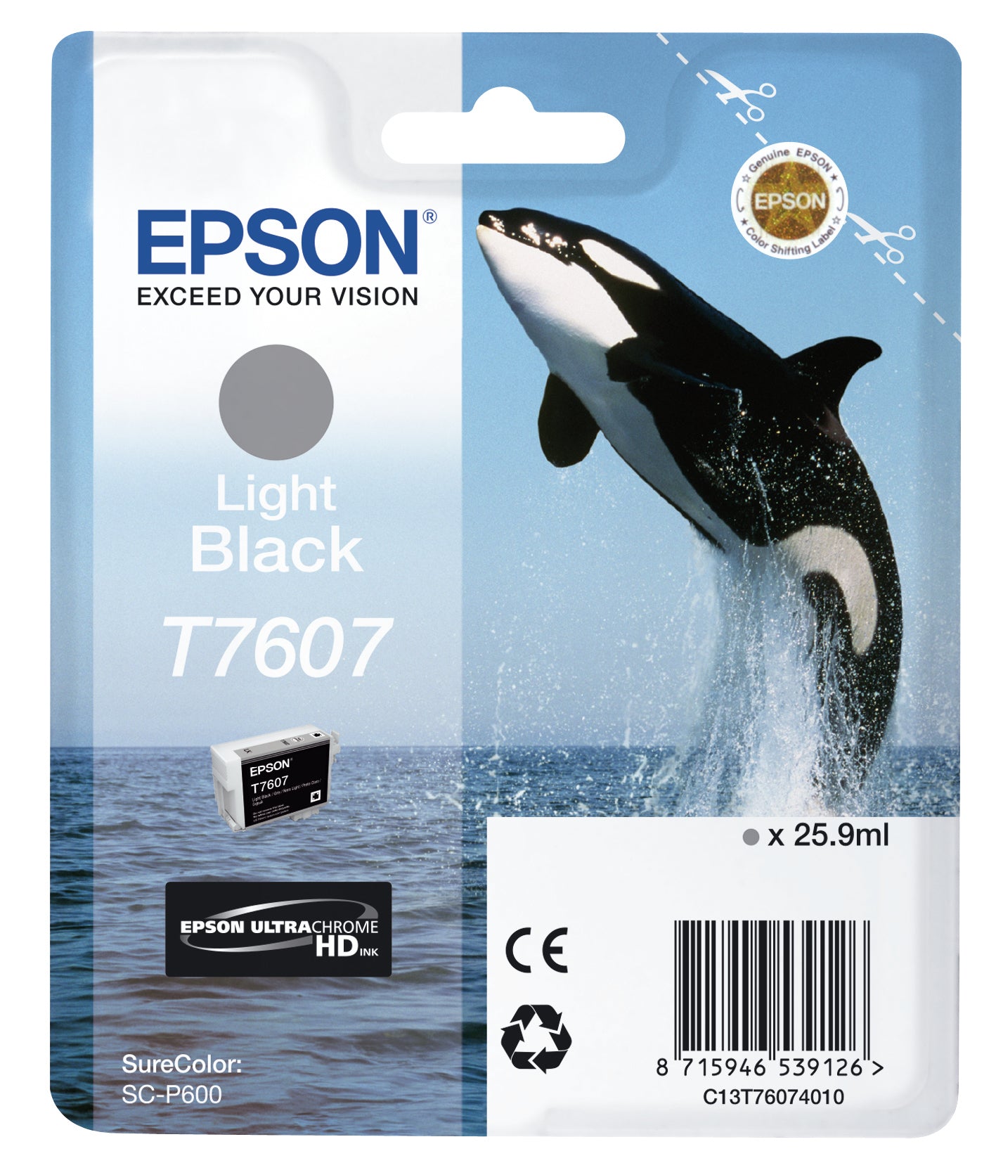 T7607 Light Black