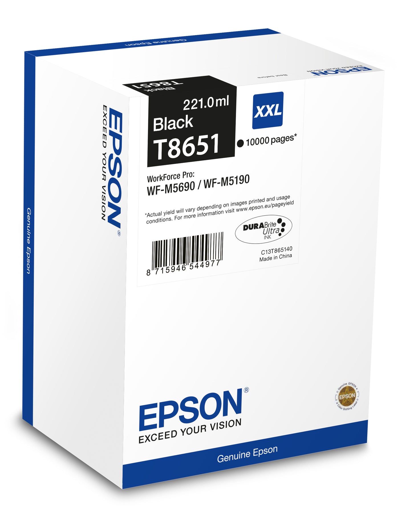 Ink Cartridge Black 10K C13T865140
