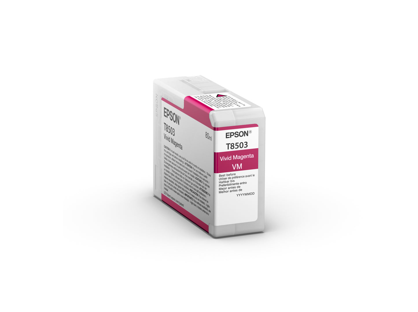 Singlepack Vivid Magenta T850300 UltraChrome HD ink 80ml