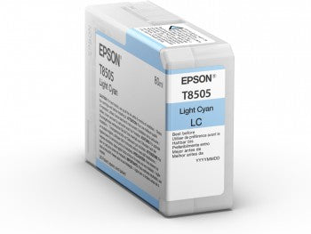 Singlepack Light Cyan T850500 UltraChrome HD ink 80ml