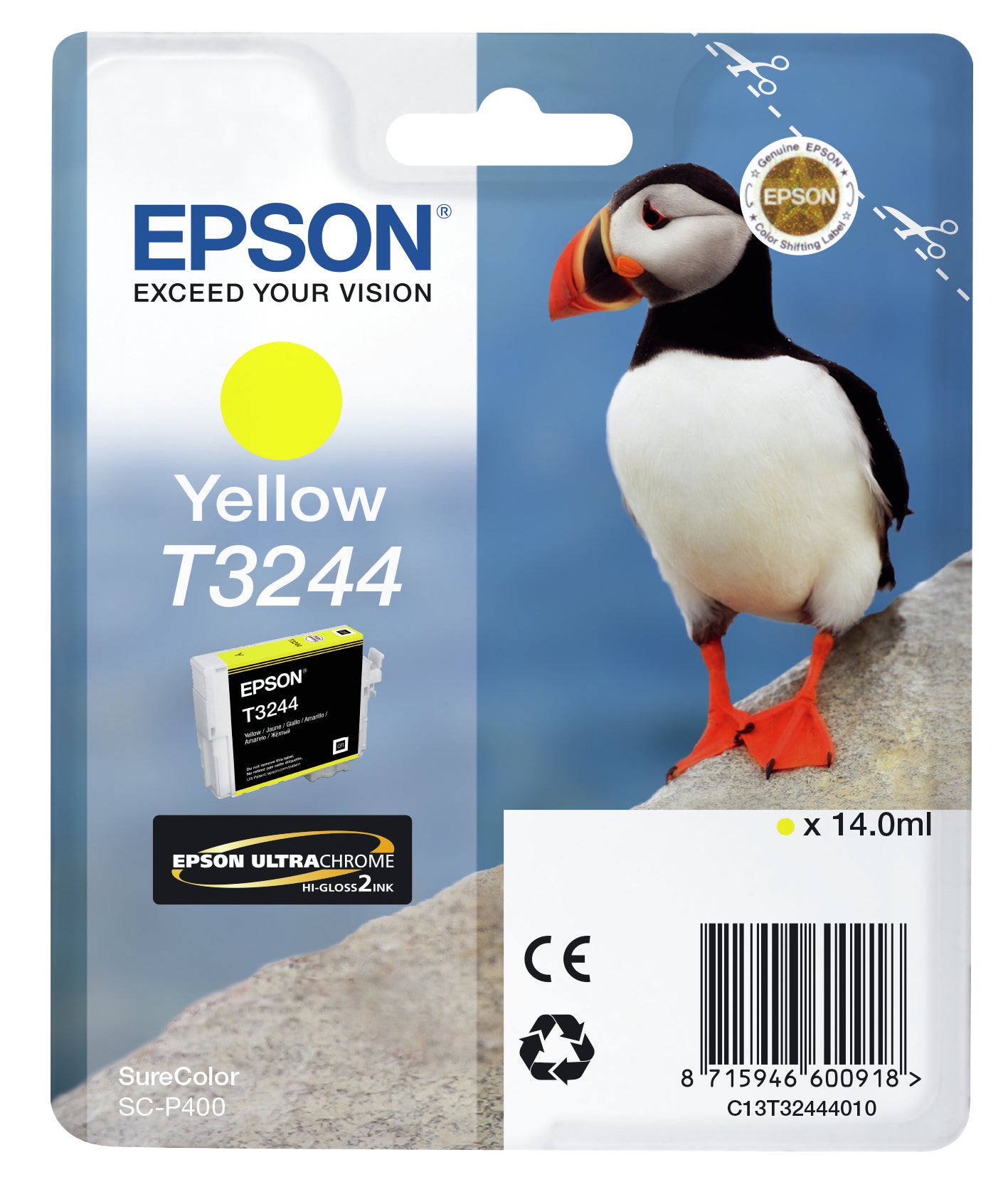 EPSON T3244 geel inkt cartridge