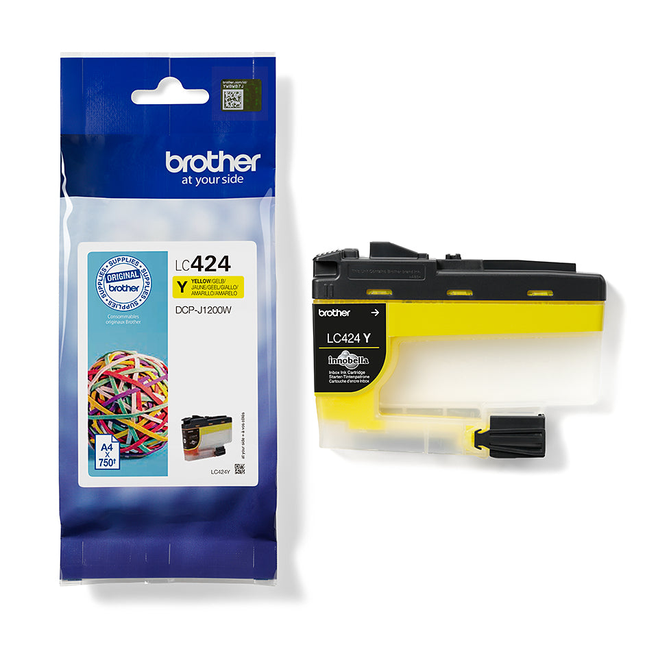 LC424Y Yellow ink cartridge - single 750 LC424Y