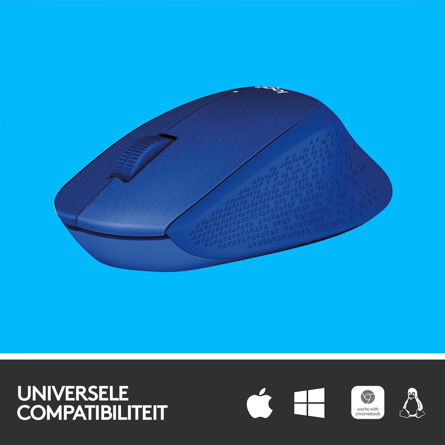 Logitech Wireless Mouse M330 Silent Plus Blue