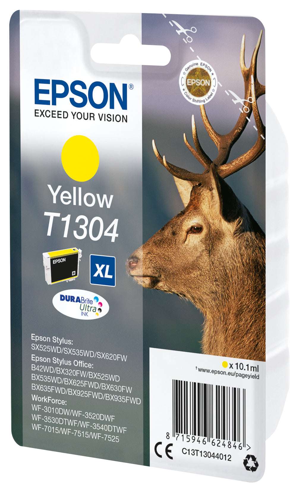 Singlepack Yellow T1304 DURABrite UltraInk