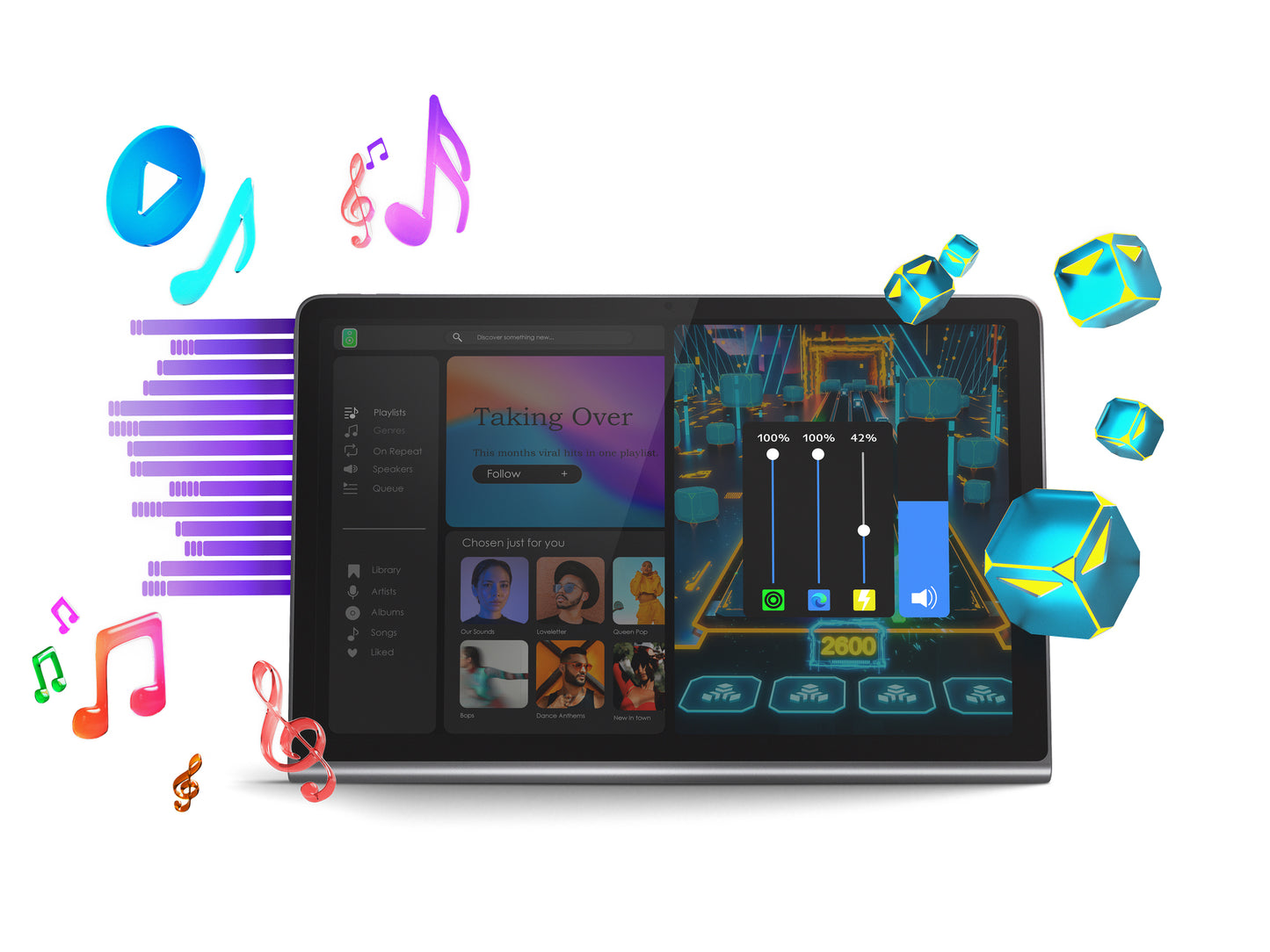 Lenovo Tab Plus 8GB + 128GB + sleeve