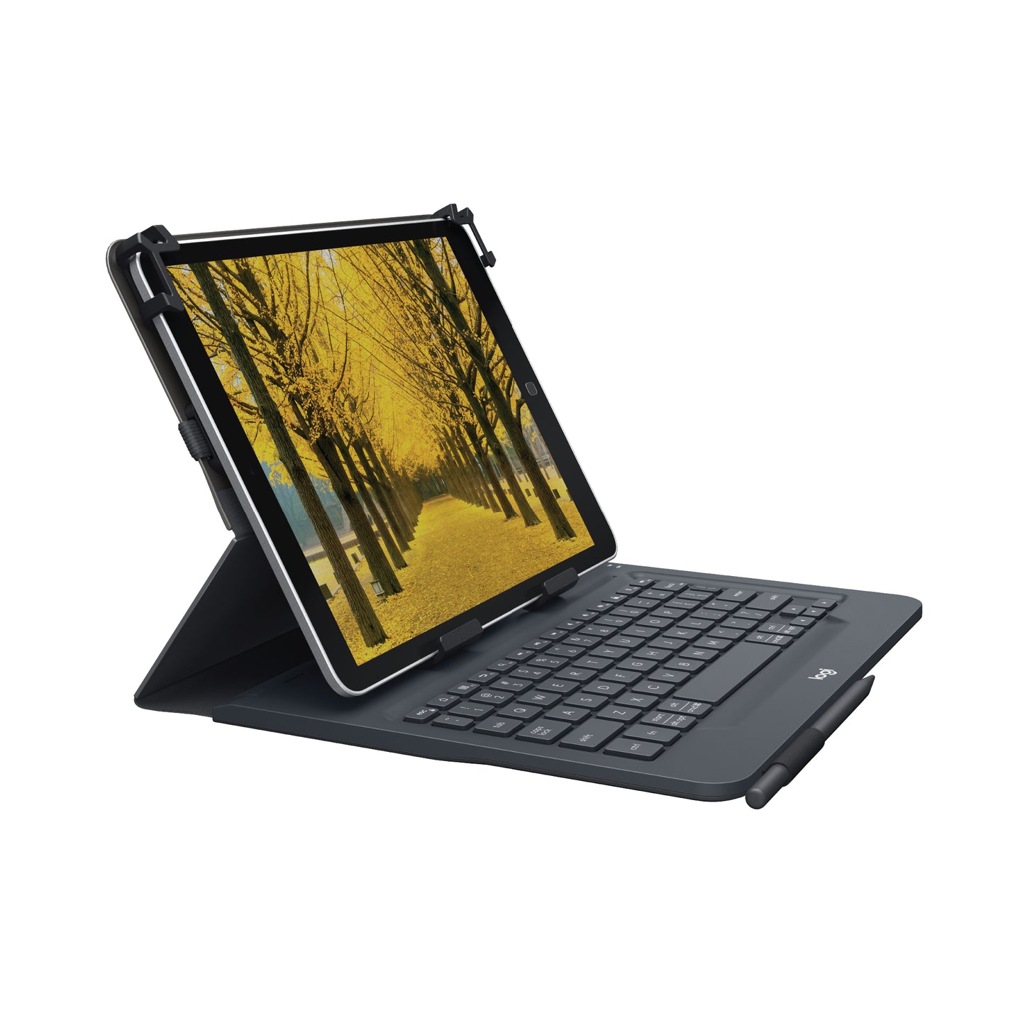 Universal Folio with integrated keyboard for 9-10 inch tablets - UK - INTNL Qwerty