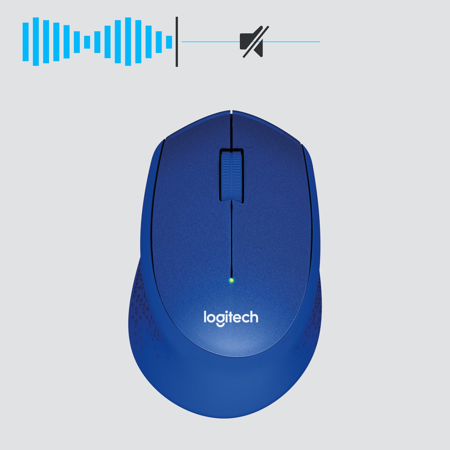 Logitech Wireless Mouse M330 Silent Plus Blue
