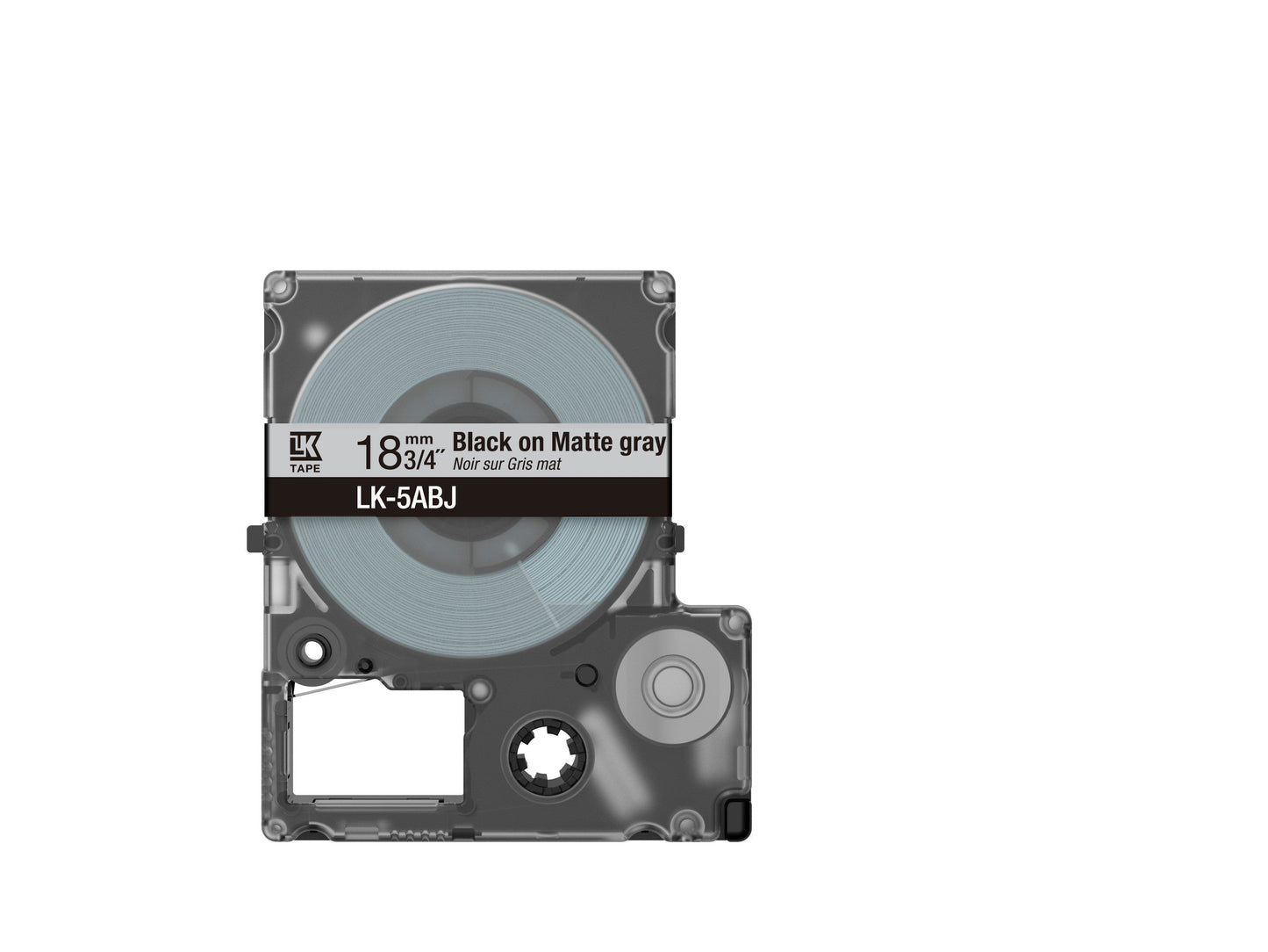 Epson Matte L Gray/Black 18mm LK-5ABJ C53S672087