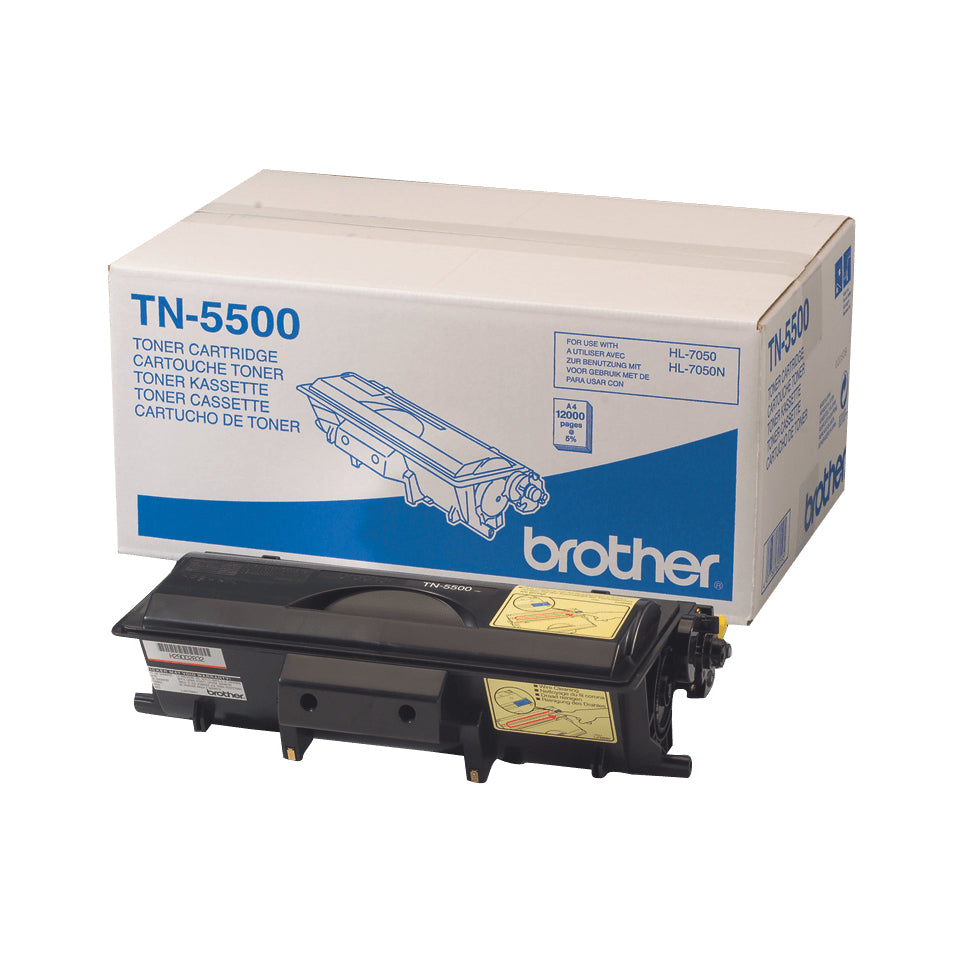 TN5500 - 1 - origineel - tonercartridge- voor HL-7050. 7050DN. 7050DTN. 7050LT. 7050N. 7050NB. 7050NDLT. 7050NLT. 7050TN
