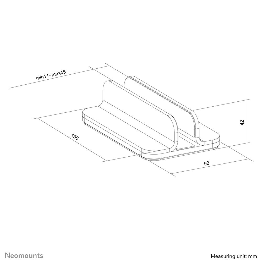 NewStar Notebook Desk Stand