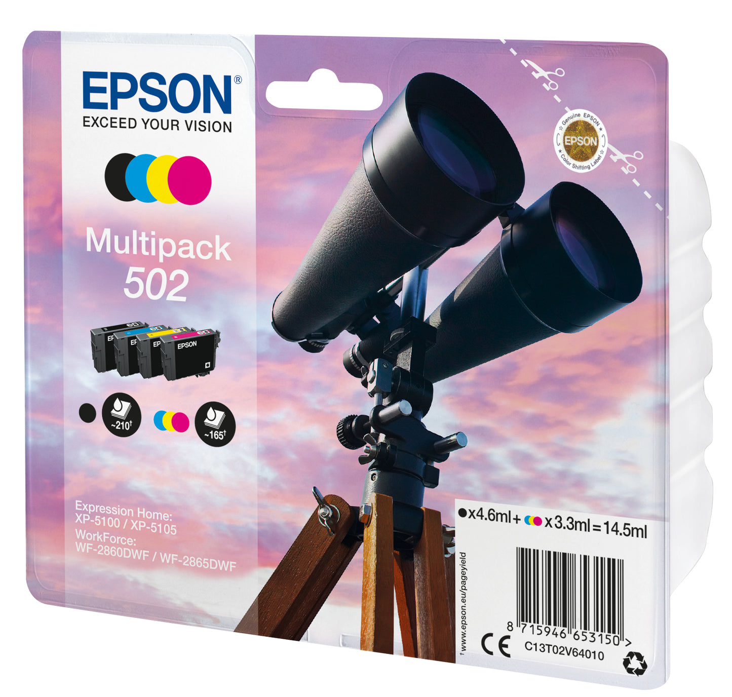 EPSON Multipack 4-colours 502 Ink