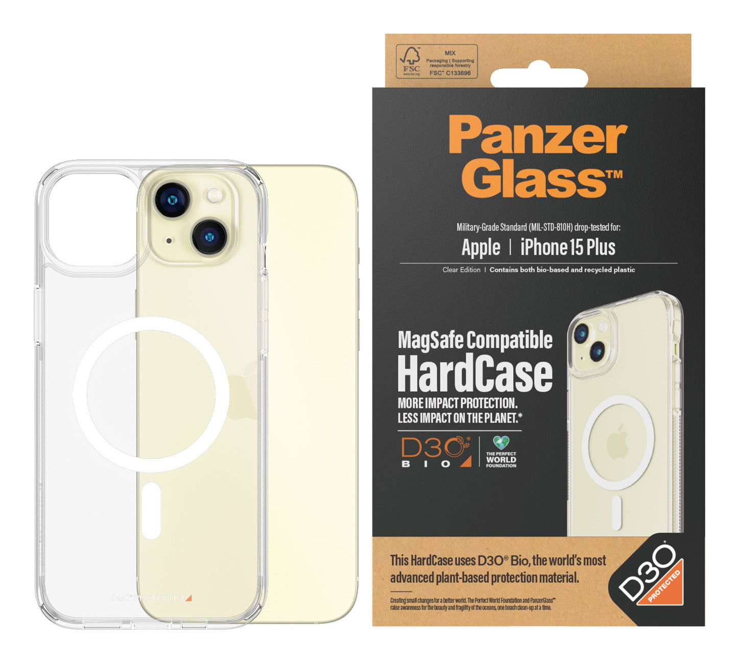 Panzerglass MagSafe HardCase with D3O Apple iPhone 15 Plus