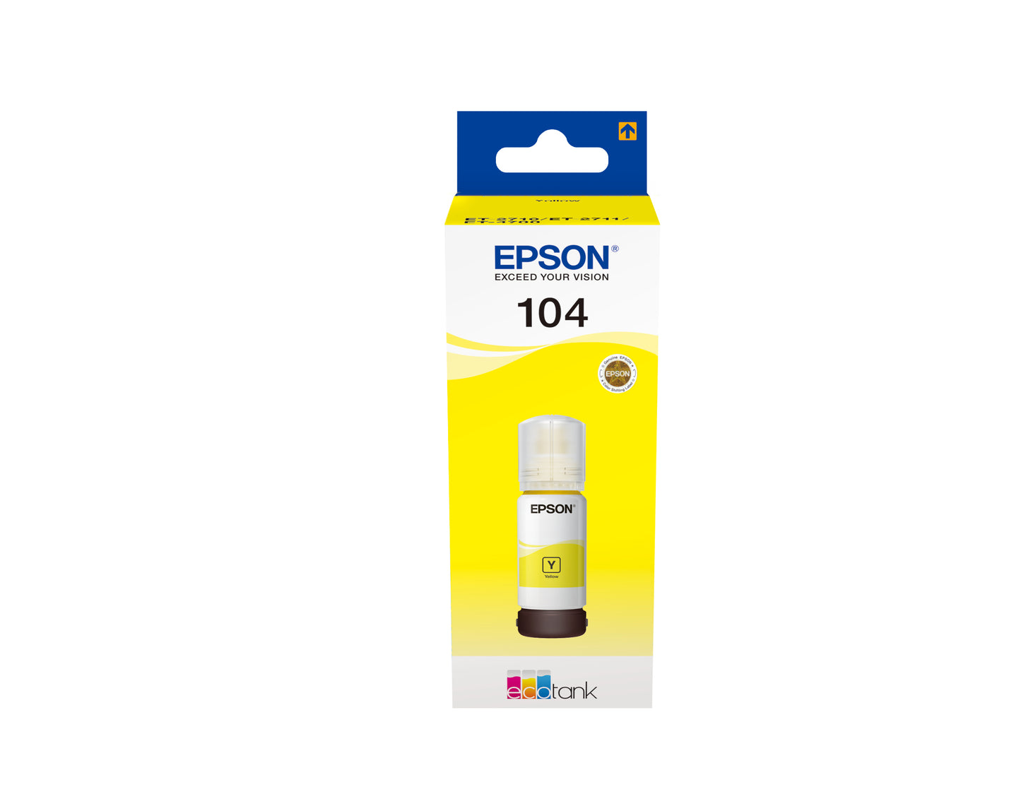 104 EcoTank Yellow ink bottle