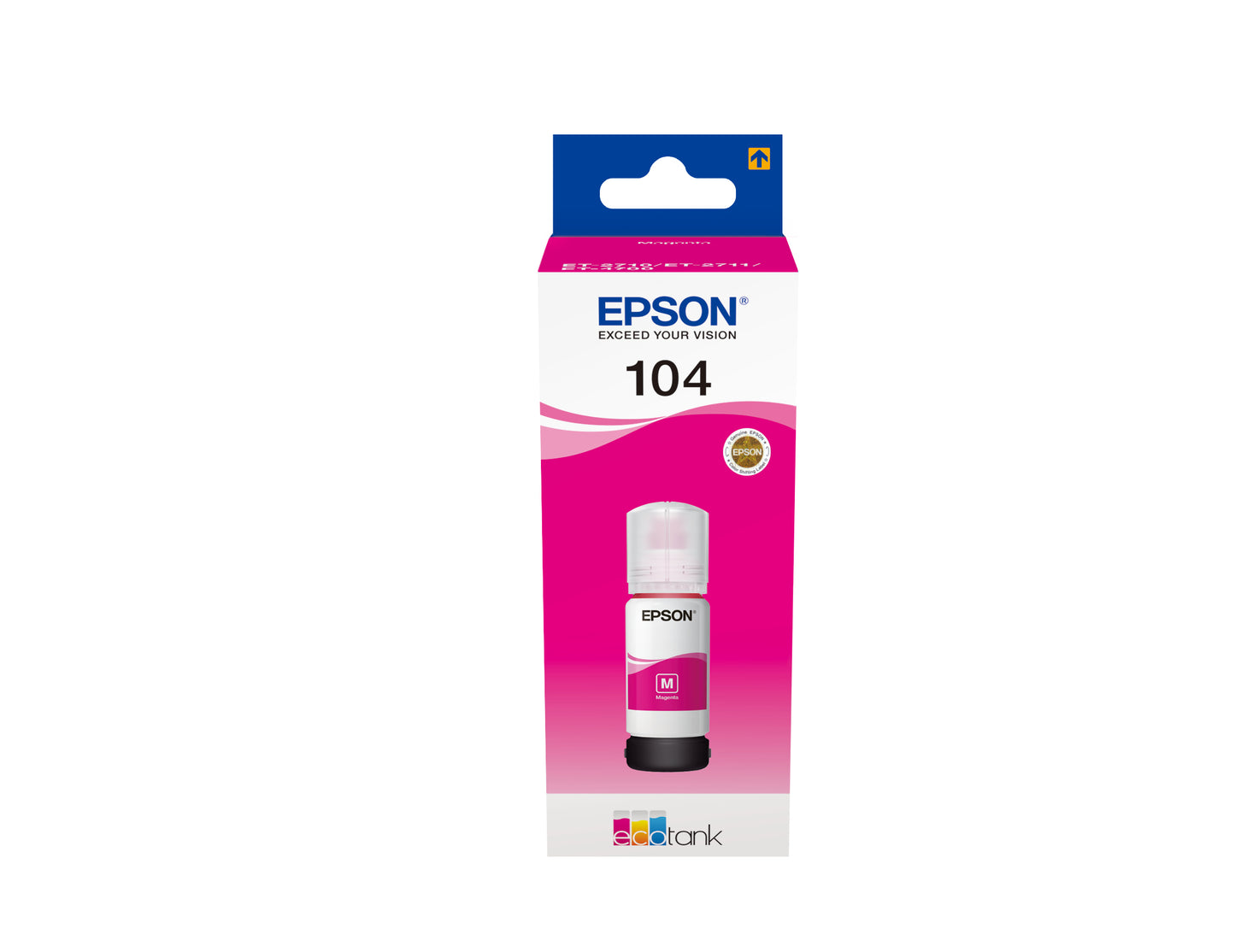 104 EcoTank Magenta ink bottle