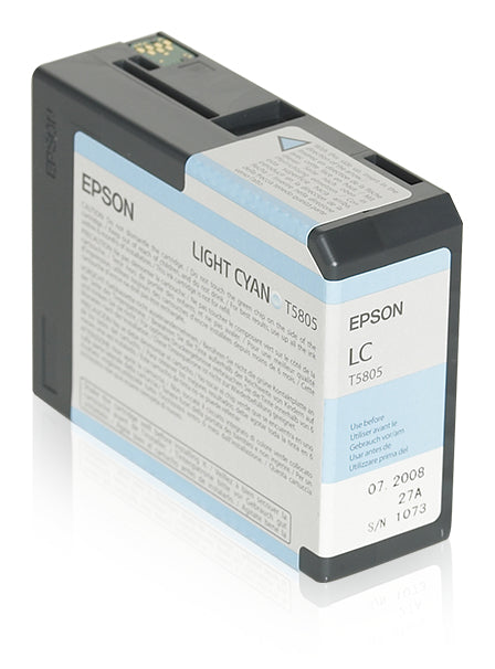 INK CARTRIDGE T580500 LIGHT CYAN 80ML C13T580500