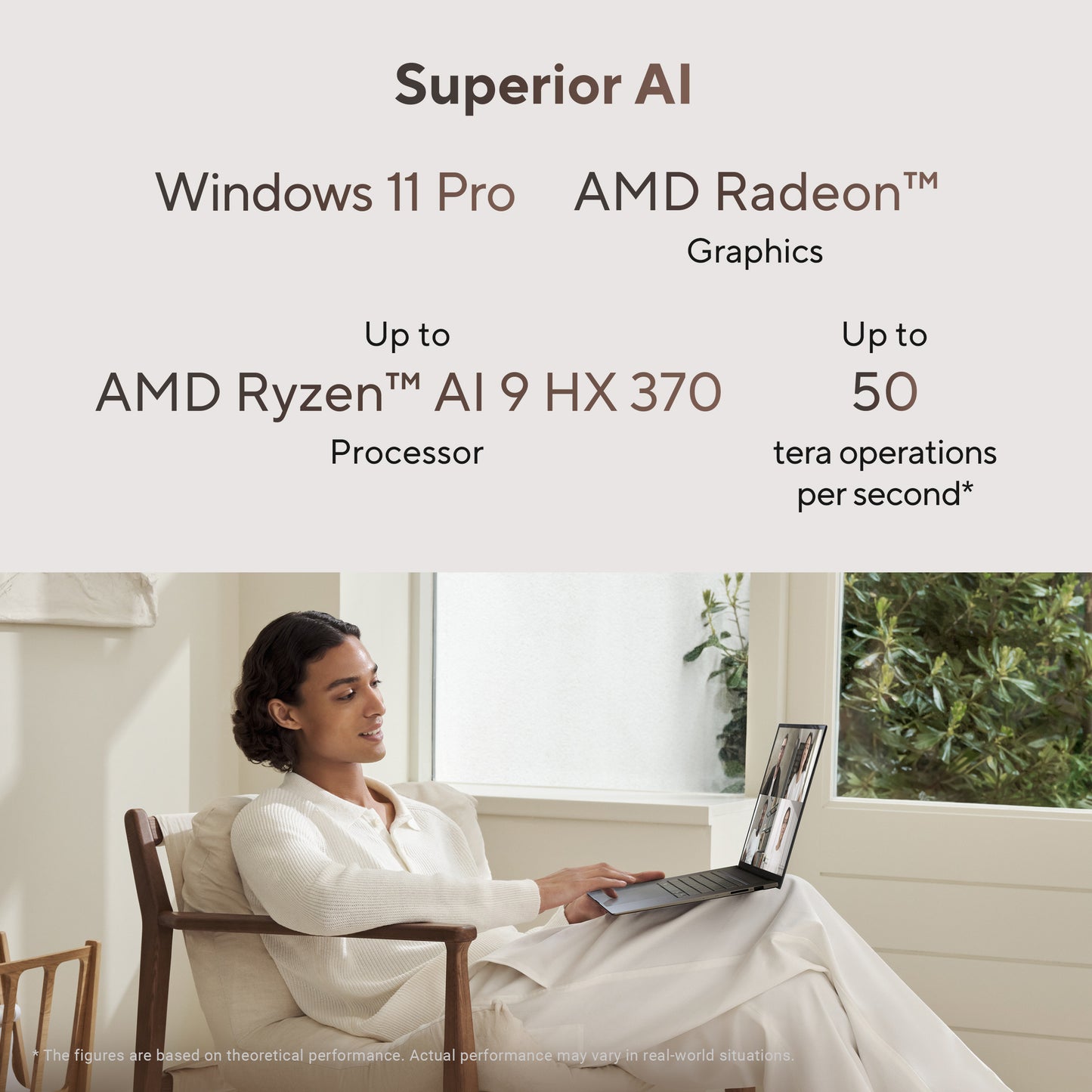 ASUS Zenbook S16 UM5606WA-RK123W, 16inch 3K OLED Glare, AMD Ryzen AI 9 365, 24GB, 1TB PCIe NVMe SSD, Radeon 880 M Graphics, W11, Wit