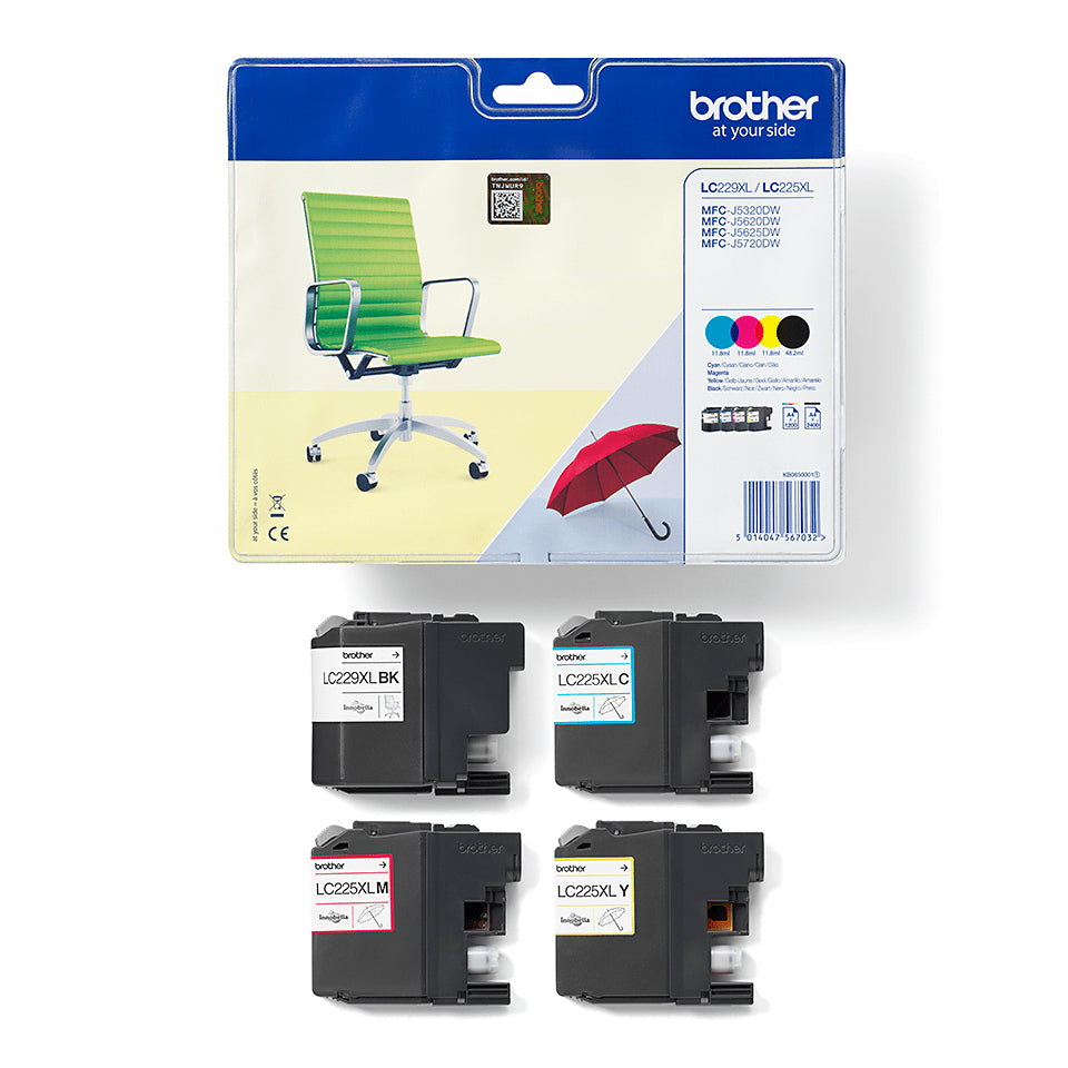 Brother Inktcartridges BK/C/M/Y