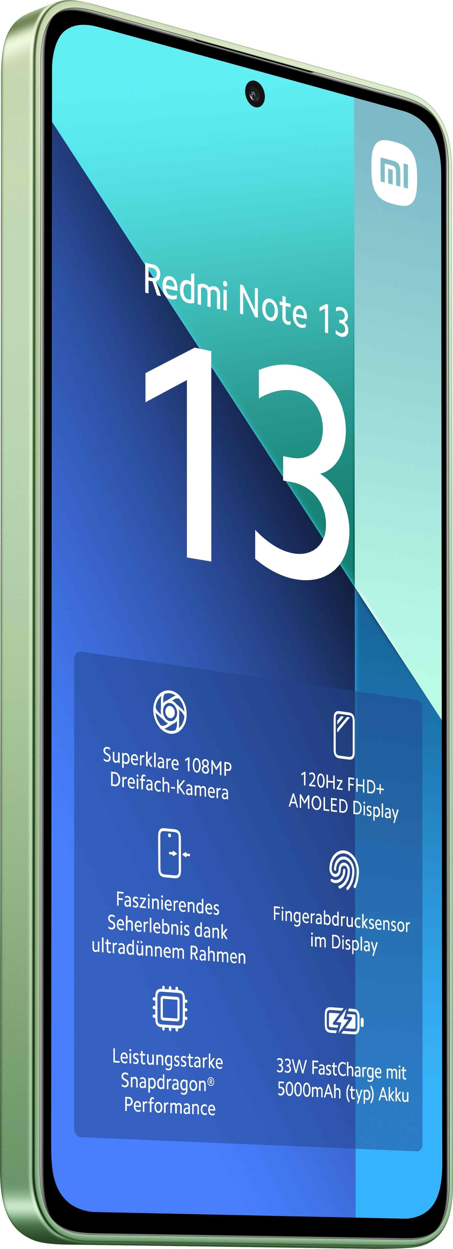 Xiaomi Redmi Note 13 4G 6GB RAM 128GB ROM - Mint Groen