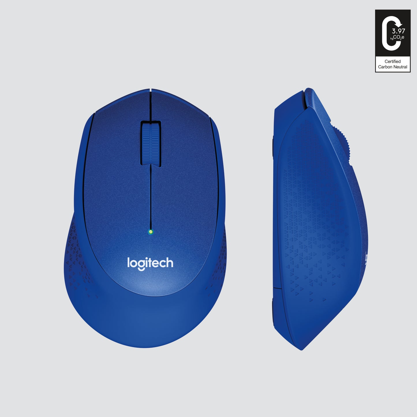 Logitech Wireless Mouse M330 Silent Plus Blue