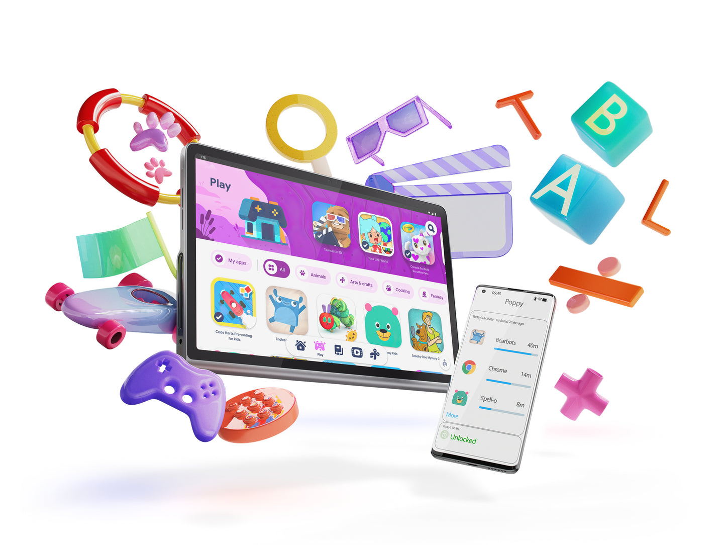Lenovo Tab Plus 8GB + 256GB LunaGrey