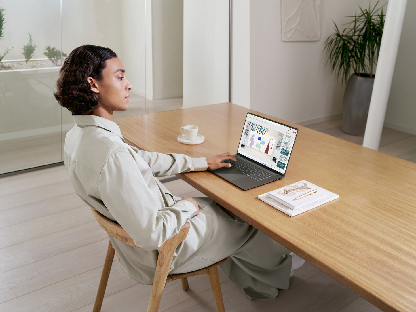 ASUS Zenbook S16 UM5606WA-RK123W, 16inch 3K OLED Glare, AMD Ryzen AI 9 365, 24GB, 1TB PCIe NVMe SSD, Radeon 880 M Graphics, W11, Wit