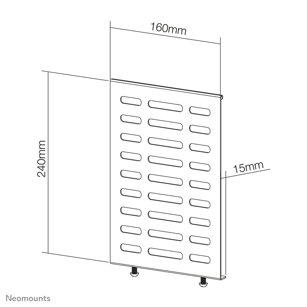 NEWSTAR Media Player Holder for NS-WMB200/WMB300 menu board series Black