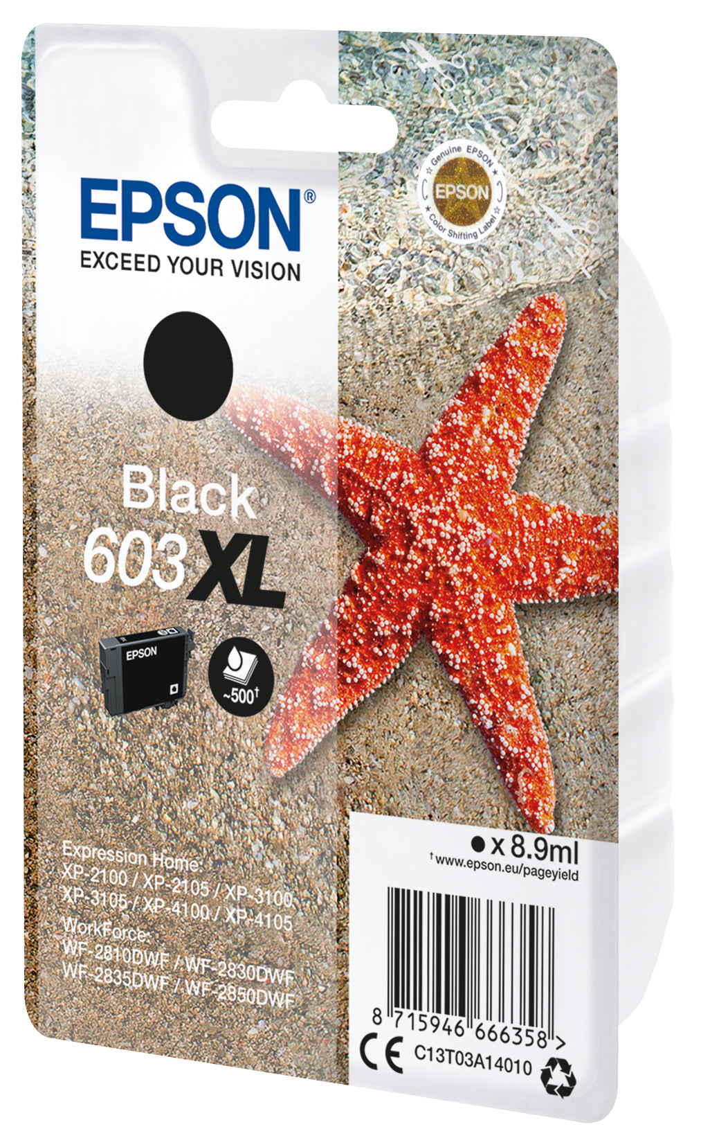 EPSON Singlepack Black 603XL Ink