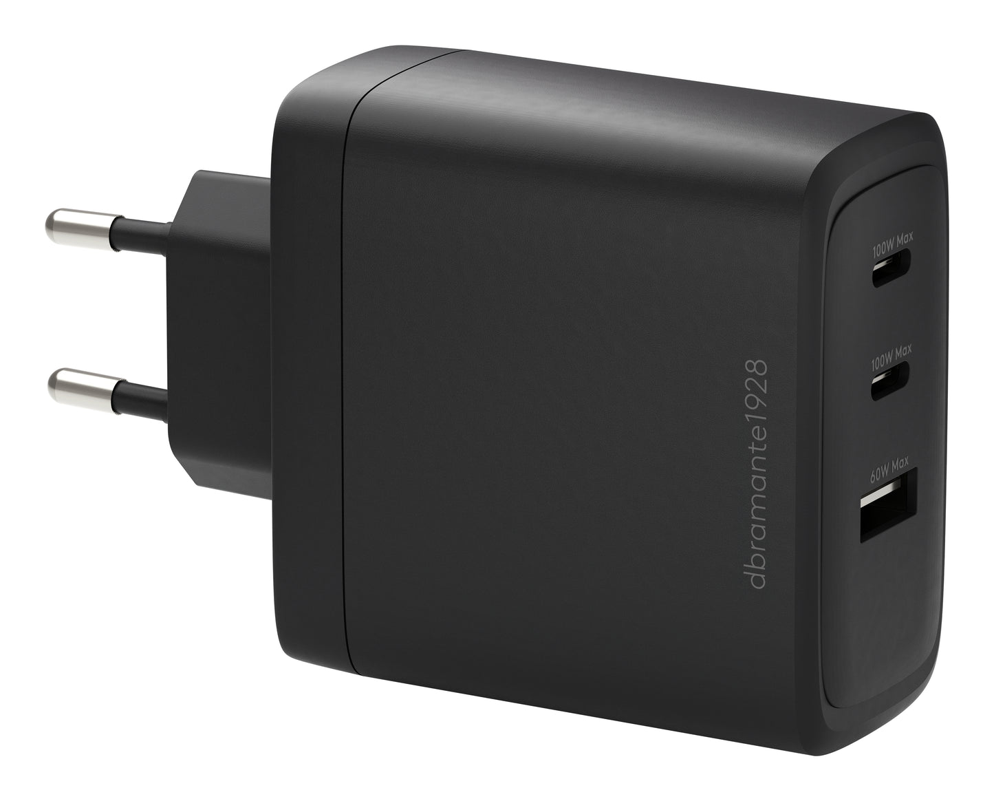 IT-EU W. Chrg-2xUSB-C 100W+1xUSB-A-BLK