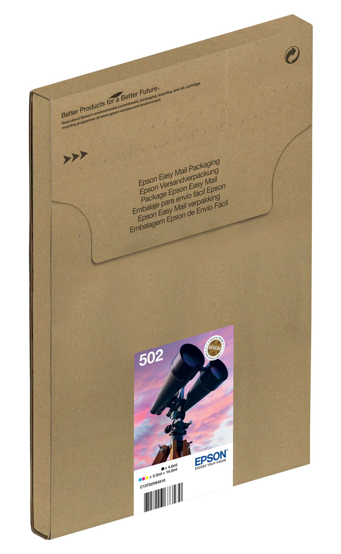 Multipack 4-colours 502 EasyMail C13T02V64510