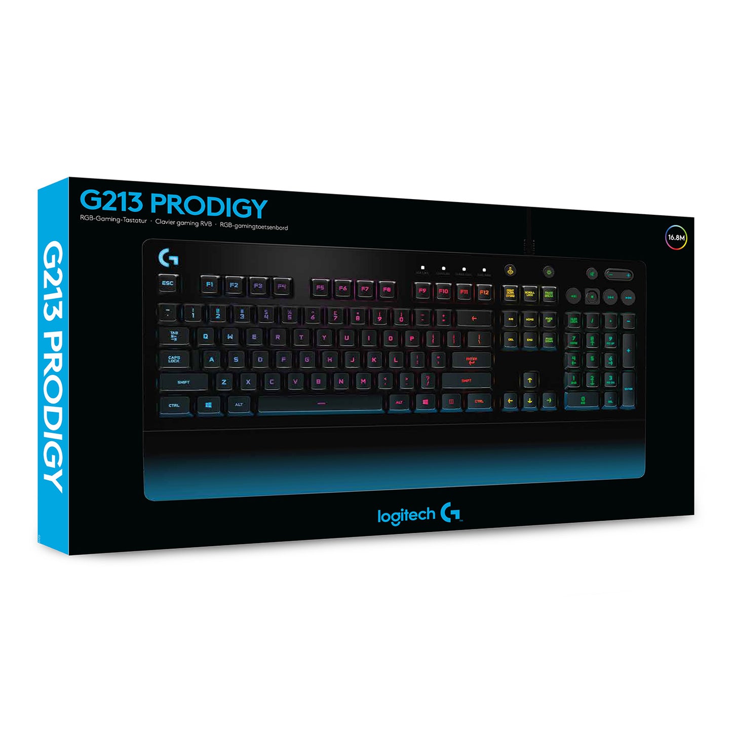 Logitech RGB-gamingtoetsenbord G213 AZERTY BE