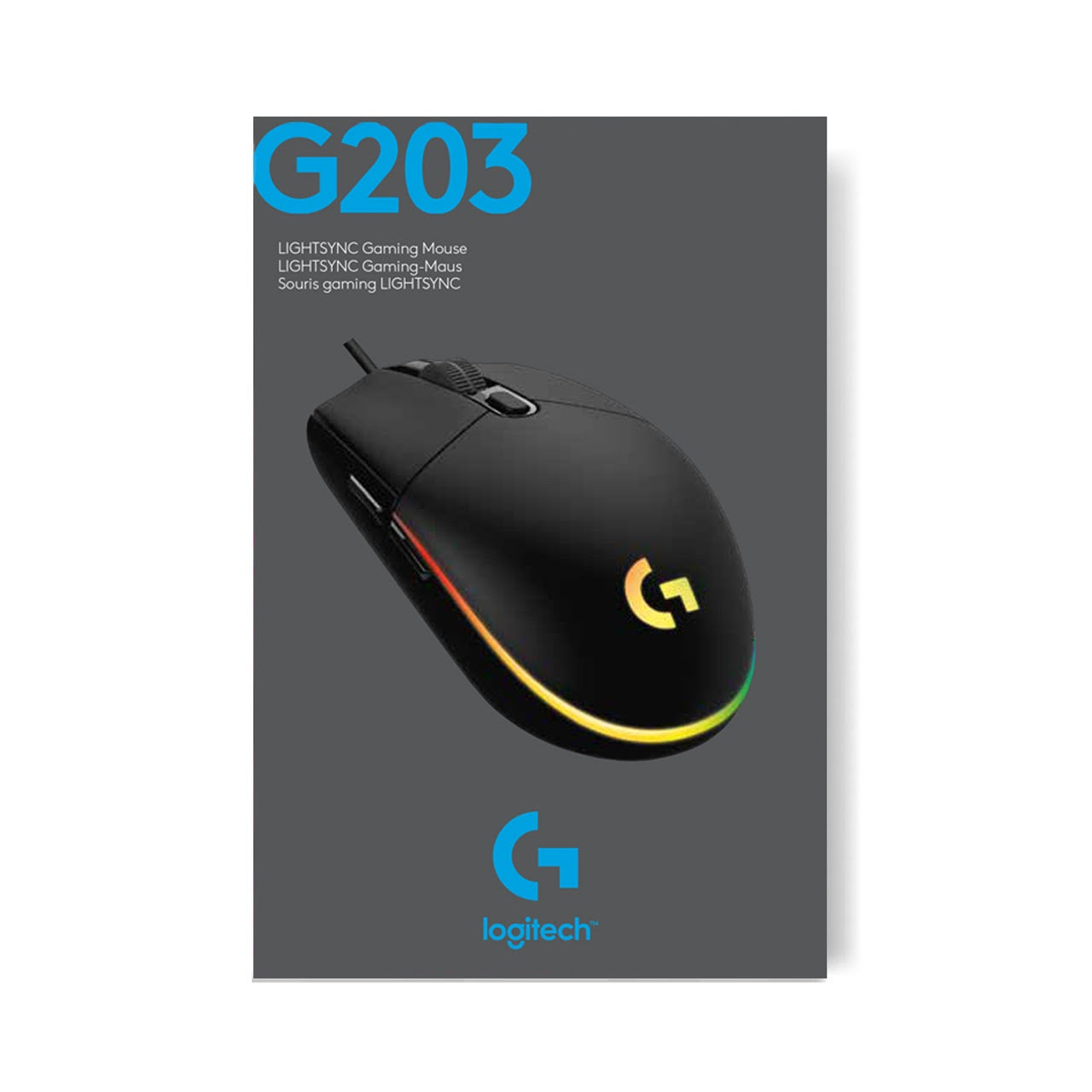 LOGITECH G203 GAMING MOUSE BlACK