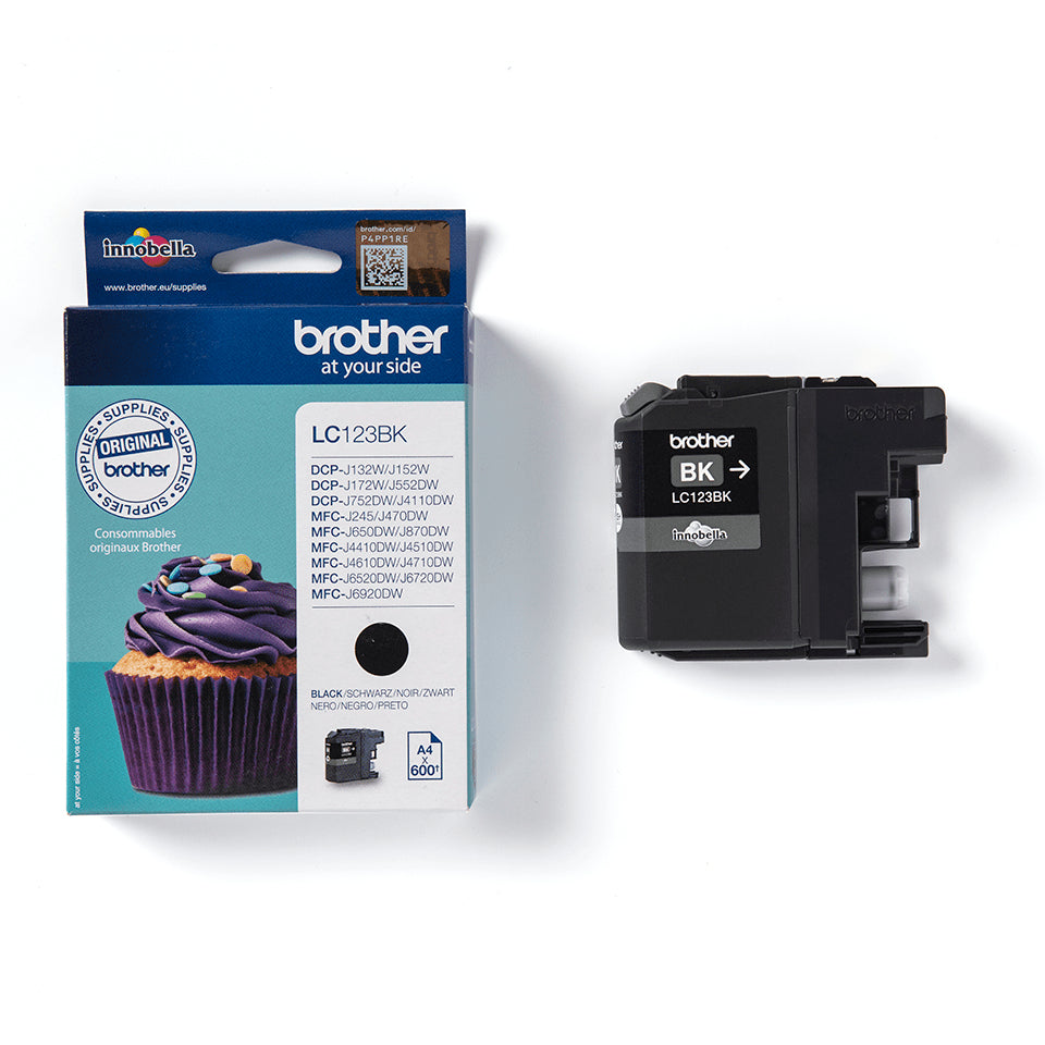 Brother LC123BK inktpatroon zwart