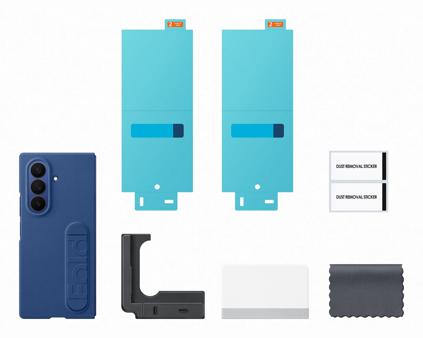 Samsung Silicone Case Fold7 Blauw