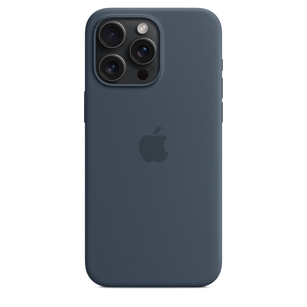 Apple iPhone 15 Pro Max Sil Case MS Blue