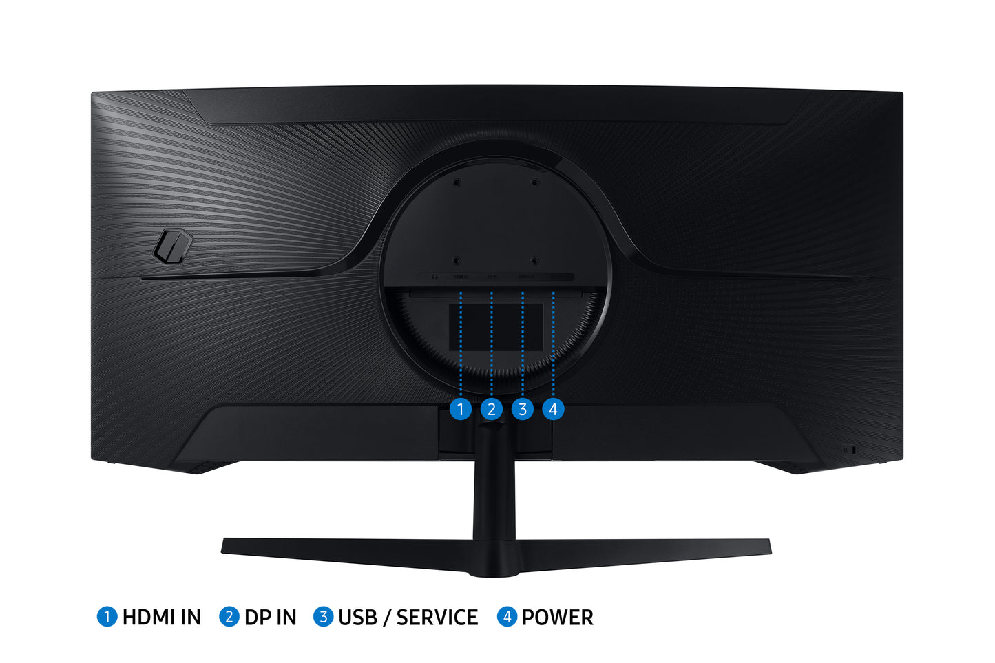 Samsung Odyssey G5 monitor QLED 34inch