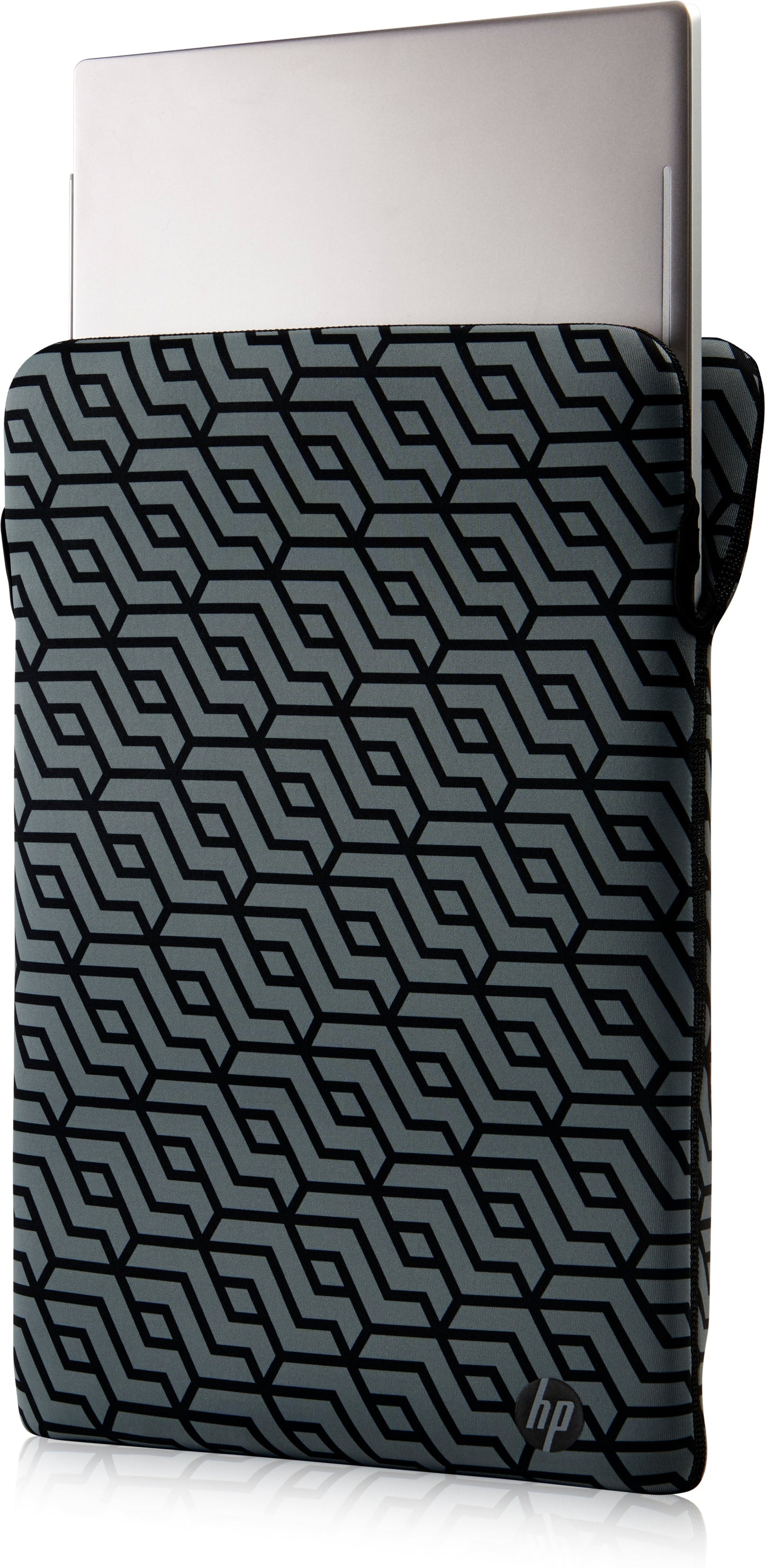 HP Protective Reversible 14 Blk/Geo Sleeve