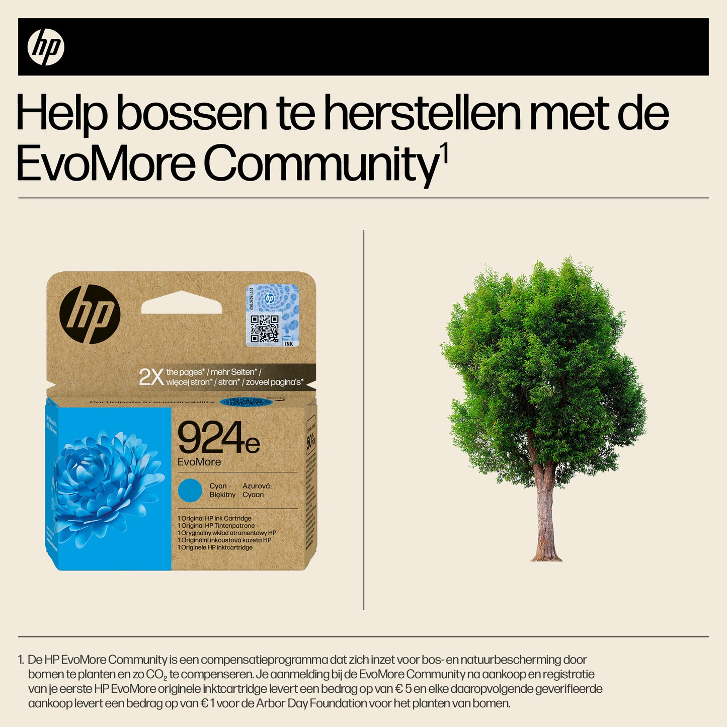 HP 924e EvoMore Cyan Original Ink Cartridge